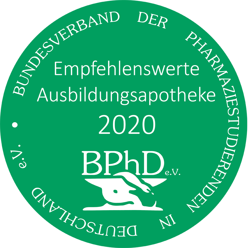 Empfehlung Ausbildungsapotheken BPhD